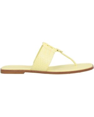 Tory Burch Thong Sandal Leather - Yellow