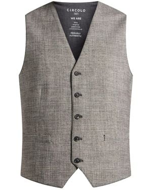 Circolo 1901 Tailored Vests - Gray