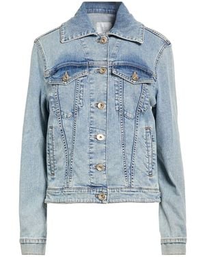 Eleventy Denim Outerwear Cotton, Elastane - Blue