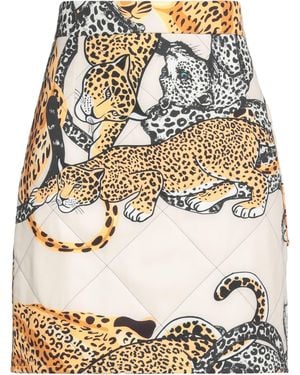 5 PROGRESS Marigold Mini Skirt Polyester, Elastane - Metallic