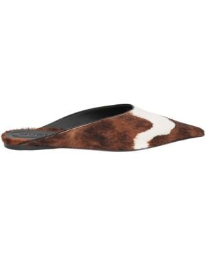 Mugler Mules & Clogs Leather - Brown