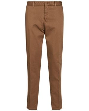 PT Torino Pants Lyocell, Cotton, Polyester, Elastane - Brown