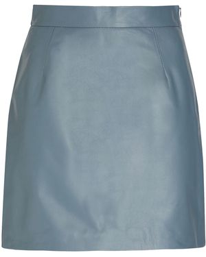 8 by YOOX Mini Skirt - Blue