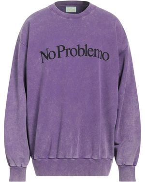 Aries Sweatshirt Cotton - Purple