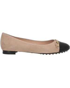 Tod's Ballet Flats Soft Leather - Brown