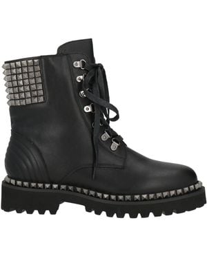 Alma En Pena. Botines De Caña Alta - Negro