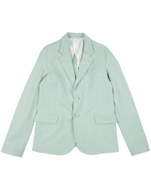 EMANUEL PRIS Blazer Cotton, Polyamide, Elastane - Blue