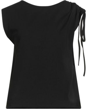 Rose' A Pois T-Shirt Cotton, Elastane - Black