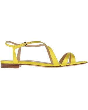 Sergio Rossi Sandals Textile Fibres - Yellow