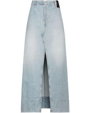 Sportmax Denim Skirt Cotton - Blue
