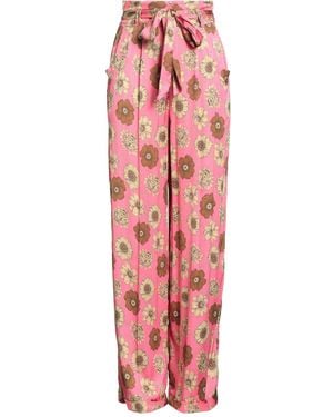 Tara Jarmon Fuchsia Pants Viscose - Red