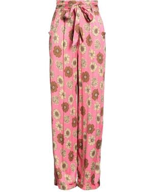 Tara Jarmon Fuchsia Pants Viscose - Red