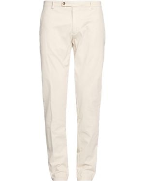 Berwich Cream Trousers Cotton, Elastane - Natural