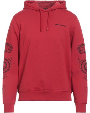ARMANI EXCHANGE Sweatshirt Cotton - Red