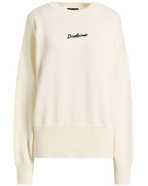 DISCLAIMER Sweater Cotton, Acrylic - White