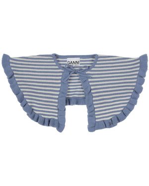 Ganni Scarf - Blue