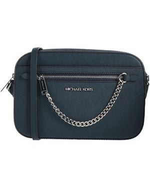 MICHAEL Michael Kors Cross-Body Bag Leather - Blue