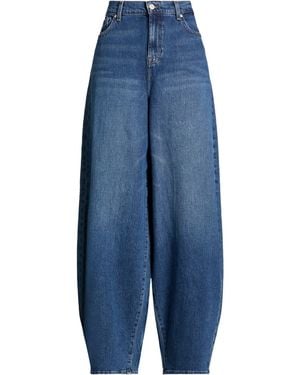 7 For All Mankind Jeans Cotton, Elastane - Blue