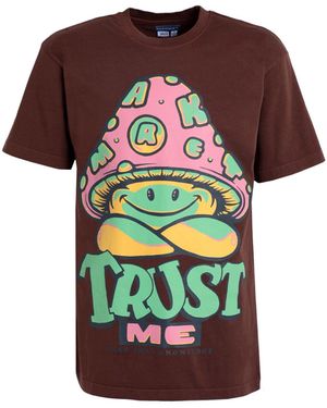 Market T-shirt - Brown