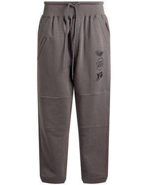 Y-3 Pants Cotton - Gray