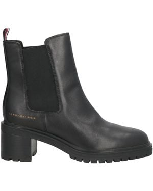 Tommy Hilfiger Ankle Boots - Black