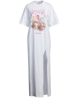 MSGM Maxi Dress - White