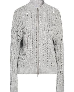 Peserico Easy Cardigan Viscose, Polyester - Grey