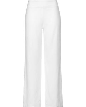 European Culture Trousers Cotton, Elastane - White