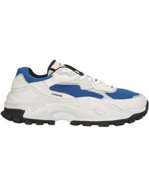 Crime London Sneakers Leather, Textile Fibers - White