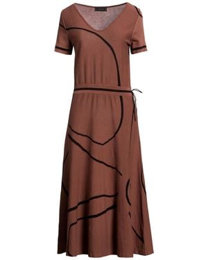 Cividini Midi Dress Cotton - Brown