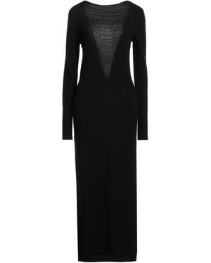 Circus Hotel Maxi Dress Virgin Wool, Cashmere - Black