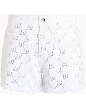 Liu Jo Denim Shorts - White