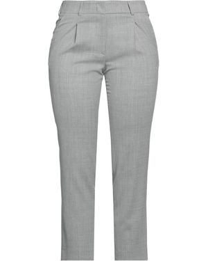 Peserico EASY Trousers Wool, Polyester, Elastane - Grey