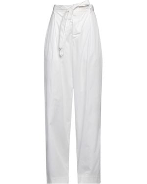 Laneus Pants Cotton, Elastane - White