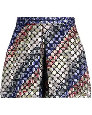 Marco De Vincenzo Shorts & Bermuda Shorts Polyester, Viscose - Blue