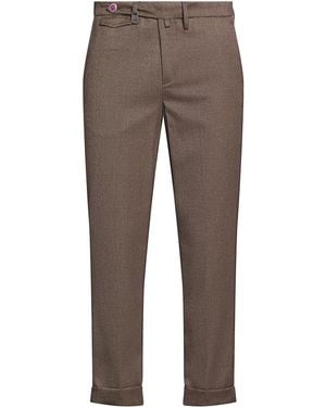 Barbati Trousers Polyester, Viscose, Elastane - Grey