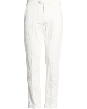 SEVENTY VENEZIA Trousers Cotton, Linen, Lyocell, Elastane - White