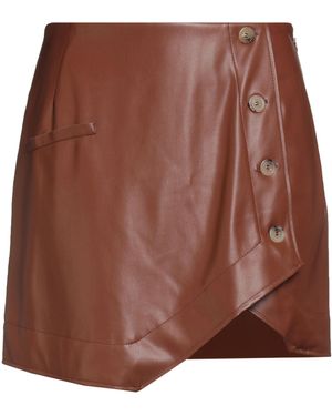 Jijil Mini Skirt Polyester - Brown