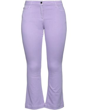 Nenette Denim Pants - Purple