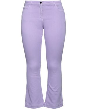 Nenette Denim Pants - Purple