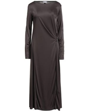 Max Mara Leisure Dark Midi Dress Triacetate, Polyester - Black