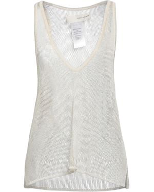 Isabel Benenato Ivory Top Viscose - White