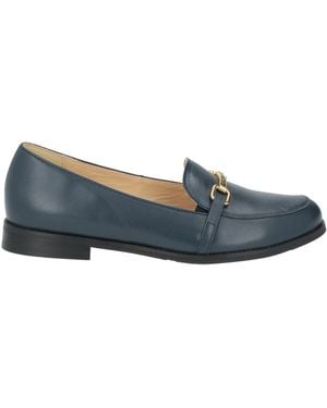 Cerruti 1881 Slate Loafers Goat Skin - Blue