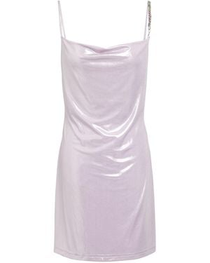 4giveness Lilac Mini Dress Polyester, Elastane - Purple