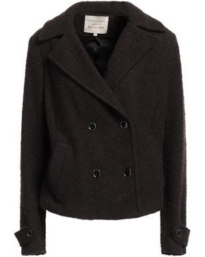 ALESSIA SANTI Coat Wool, Polyester, Acrylic, Polyamide - Black