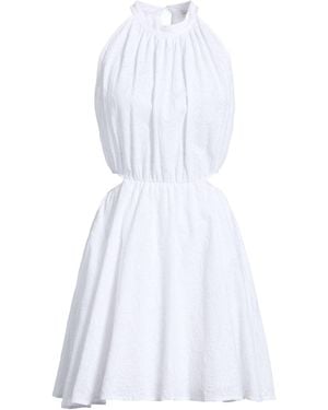 Rebel Queen Mini Dress Cotton - White