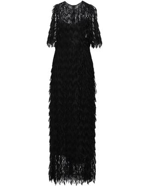 Dolce & Gabbana Maxi Dress Viscose, Polyamide, Polyester - Black