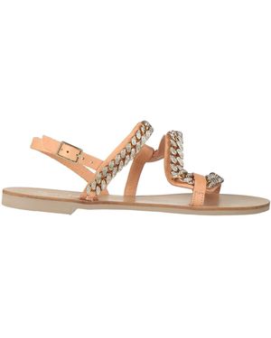 Sancia Blush Sandals Leather - Natural