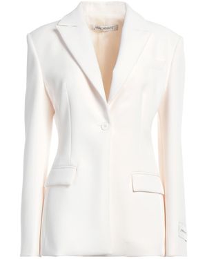 hinnominate Ivory Blazer Polyester, Elastane - White