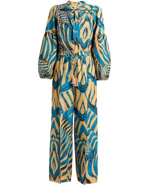 CONNOR & BLAKE Jumpsuit Cotton - Blue